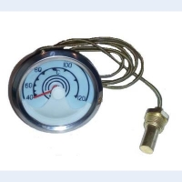 Указатель температуры воды (механический) с подцветкой (1,6) УТ 200 (МТЗ, ЮМЗ, Т-40,Т-25, Т-16) *