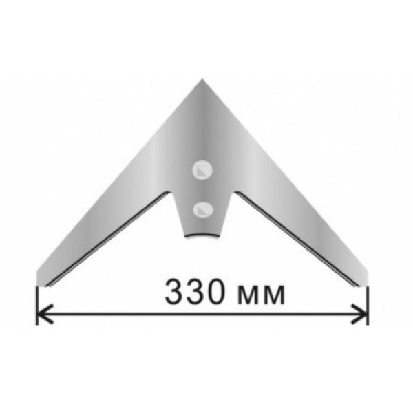 Лапа культиваторная 330 мм (6 мм) Наплавленная КРН, КПС С5.23